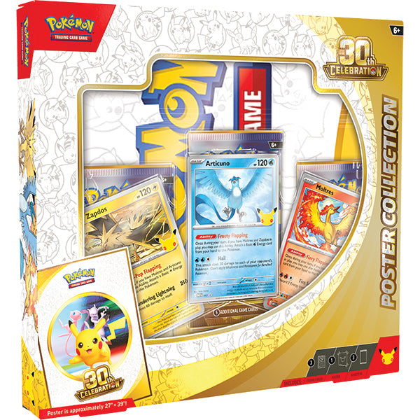 Pokemon TCG: 30th Celebration- Poster Collection | Arkham Games and Comics