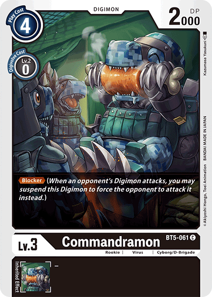 Commandramon [BT5-061] [Battle of Omni] | Arkham Games and Comics