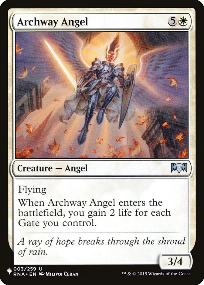 Archway Angel [The List] | Arkham Games and Comics