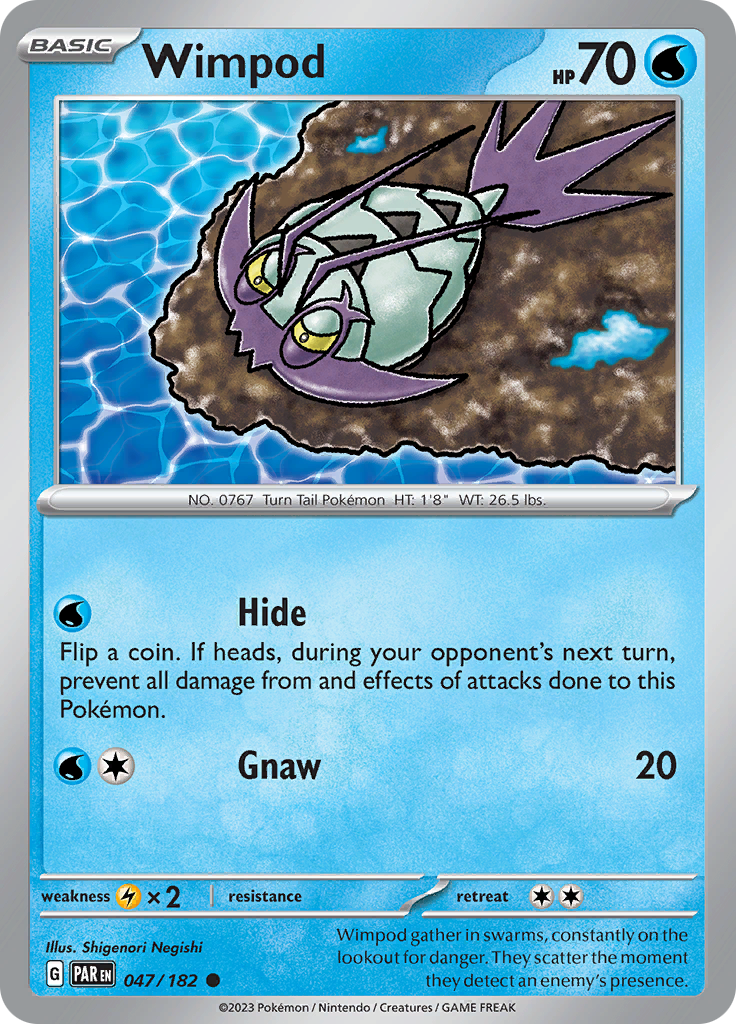 Wimpod (047/182) [Scarlet & Violet: Paradox Rift] | Arkham Games and Comics