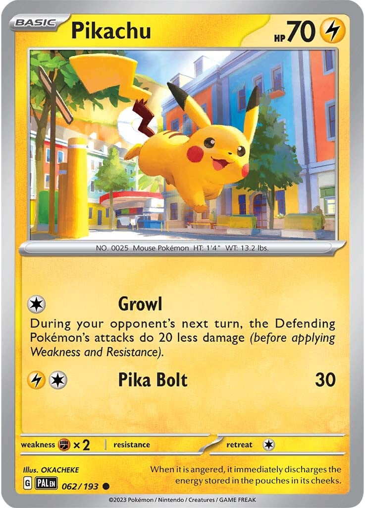 Pikachu (062/193) [Scarlet & Violet: Paldea Evolved] | Arkham Games and Comics