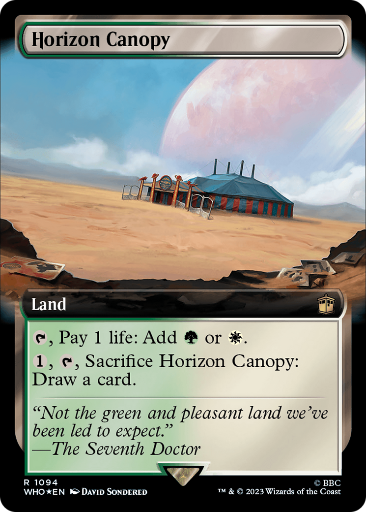 Horizon Canopy (Extended Art) (Surge Foil) [Doctor Who] | Arkham Games and Comics