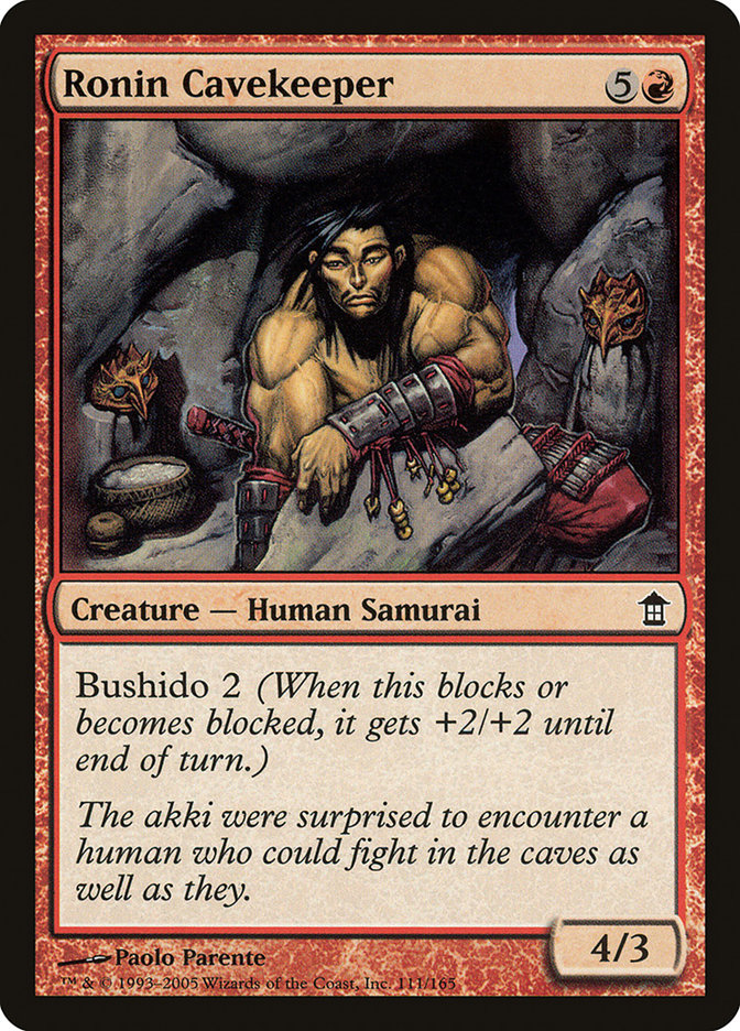 Ronin Cavekeeper [Saviors of Kamigawa] | Arkham Games and Comics
