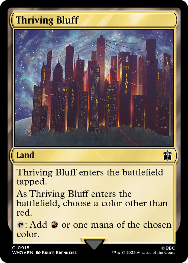 Thriving Bluff (Surge Foil) [Doctor Who] | Arkham Games and Comics
