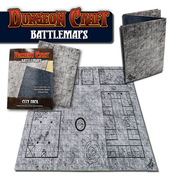 Dungeon Craft: Battle Map- City | Arkham Games and Comics