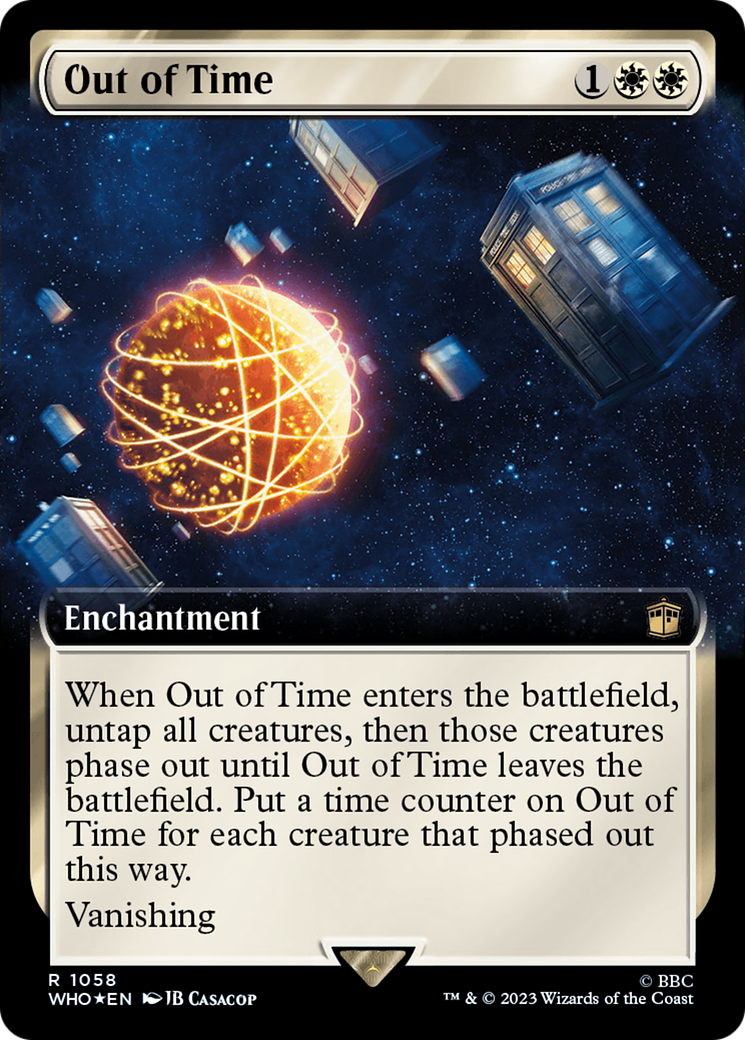 Out of Time (Extended Art) (Surge Foil) [Doctor Who] | Arkham Games and Comics