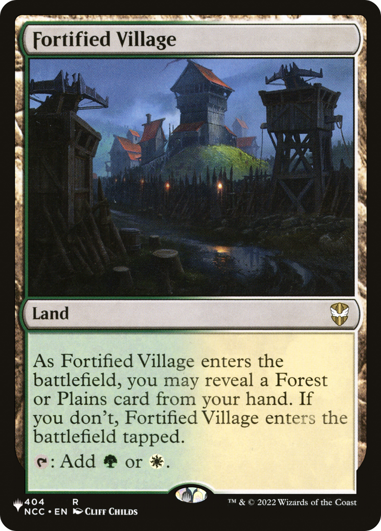 Fortified Village [The List] | Arkham Games and Comics