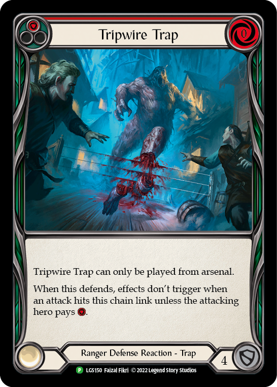 Tripwire Trap (Red) [LGS150] (Promo)  Rainbow Foil | Arkham Games and Comics