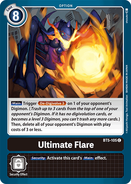 Ultimate Flare [BT5-105] [Battle of Omni] | Arkham Games and Comics