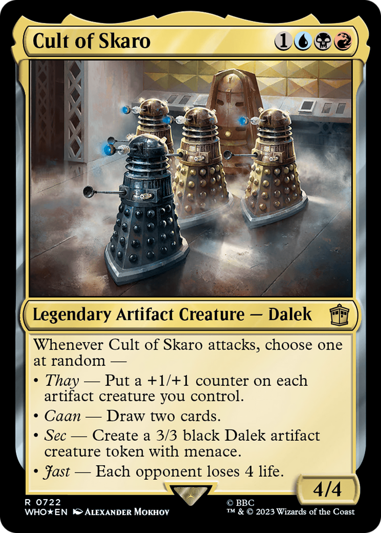 Cult of Skaro (Surge Foil) [Doctor Who] | Arkham Games and Comics