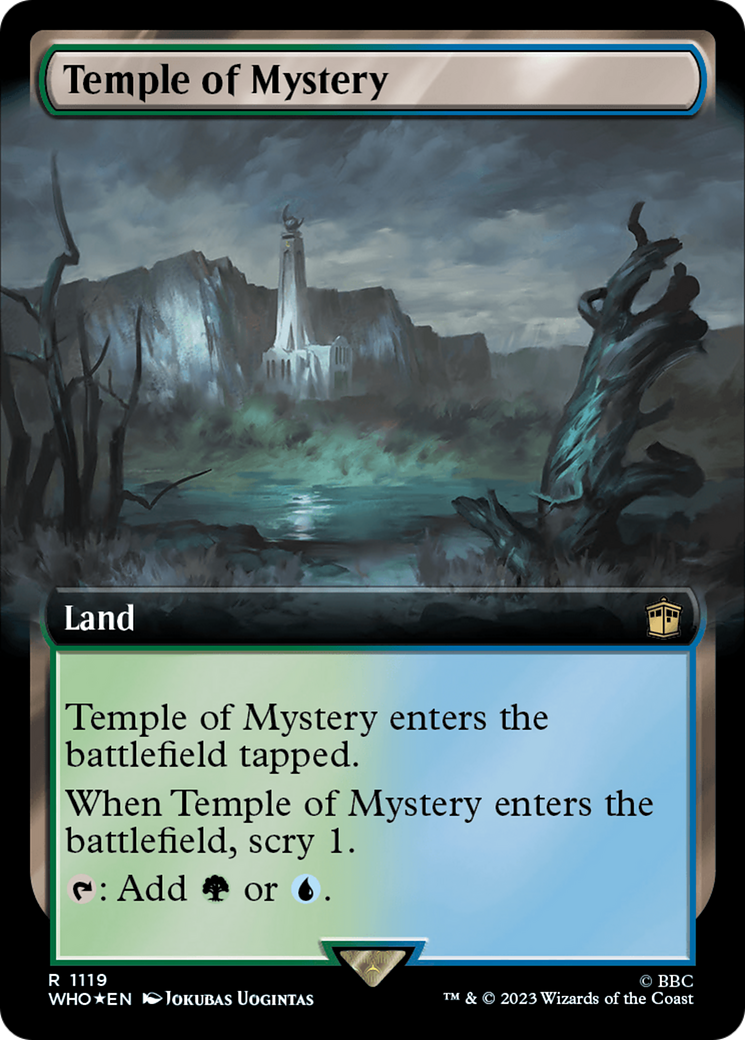 Temple of Mystery (Extended Art) (Surge Foil) [Doctor Who] | Arkham Games and Comics