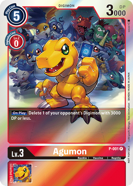 Agumon [P-001] [Promotional Cards] | Arkham Games and Comics