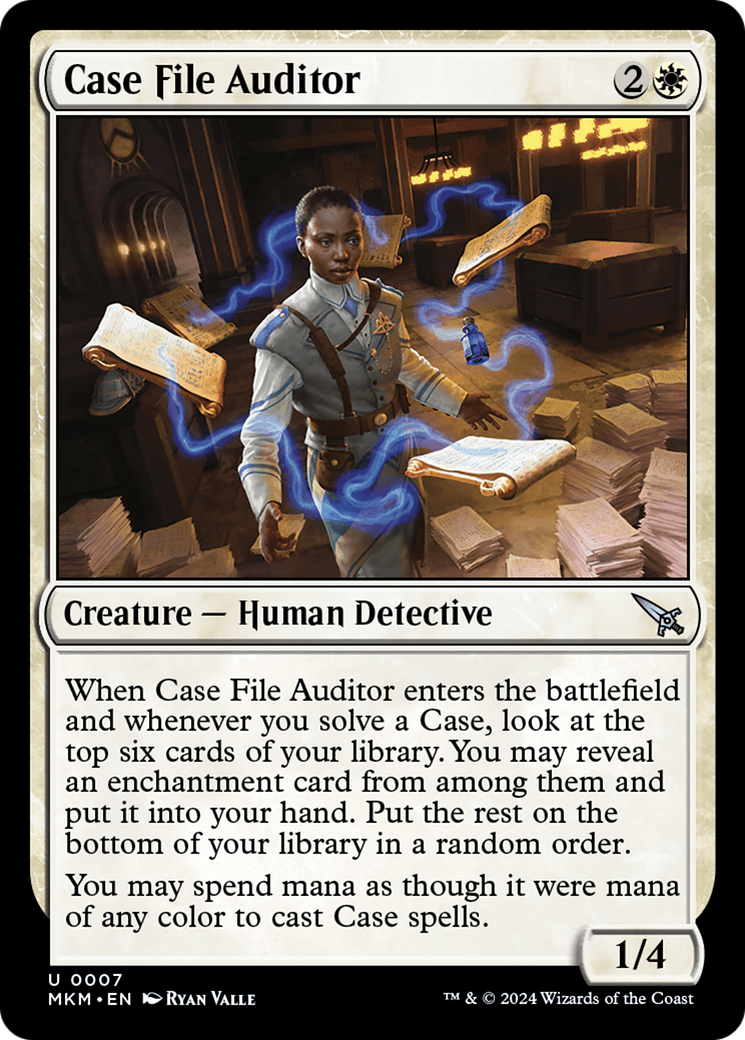 Case File Auditor (Blue) [Murders at Karlov Manor] | Arkham Games and Comics