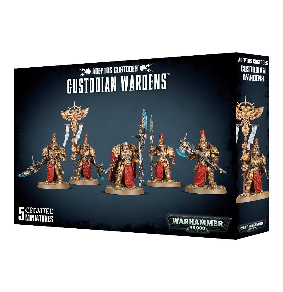 Image for Warhammer: 40K - Adeptus Custodes: Custodian Wardens - Warhammer Box Sets | Arkham Games and Comics
