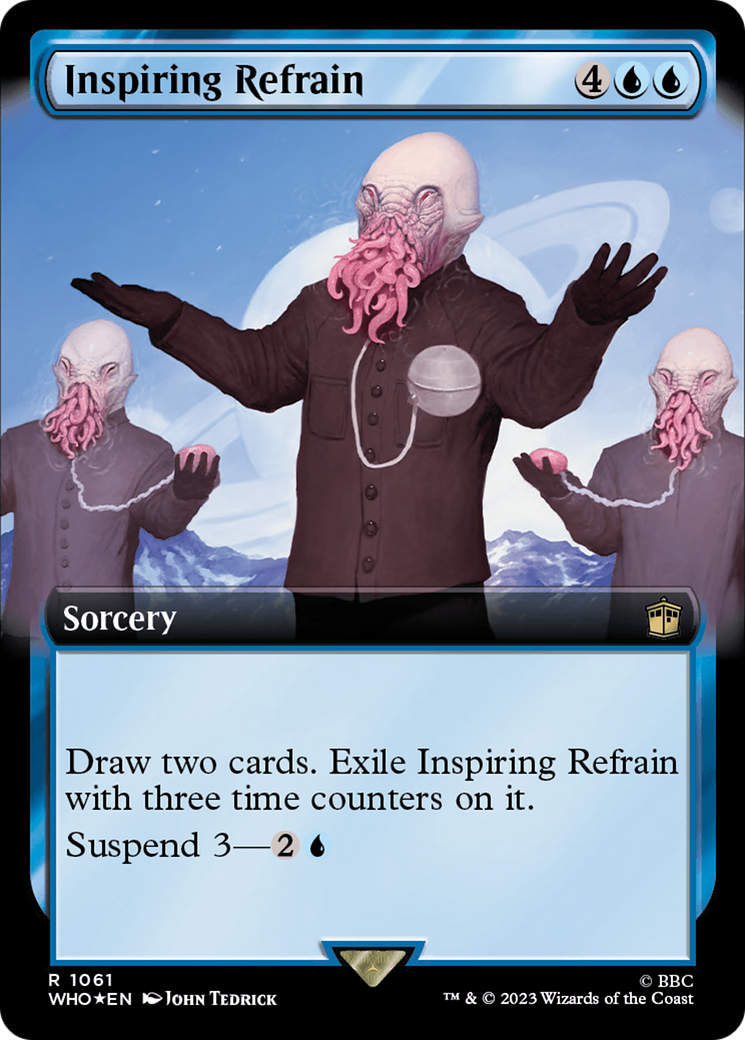 Inspiring Refrain (Extended Art) (Surge Foil) [Doctor Who] | Arkham Games and Comics