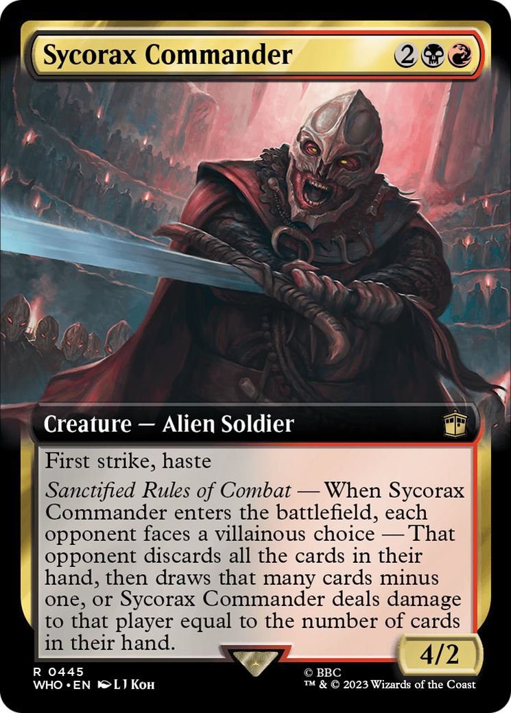 Sycorax Commander (Extended Art) [Doctor Who] | Arkham Games and Comics