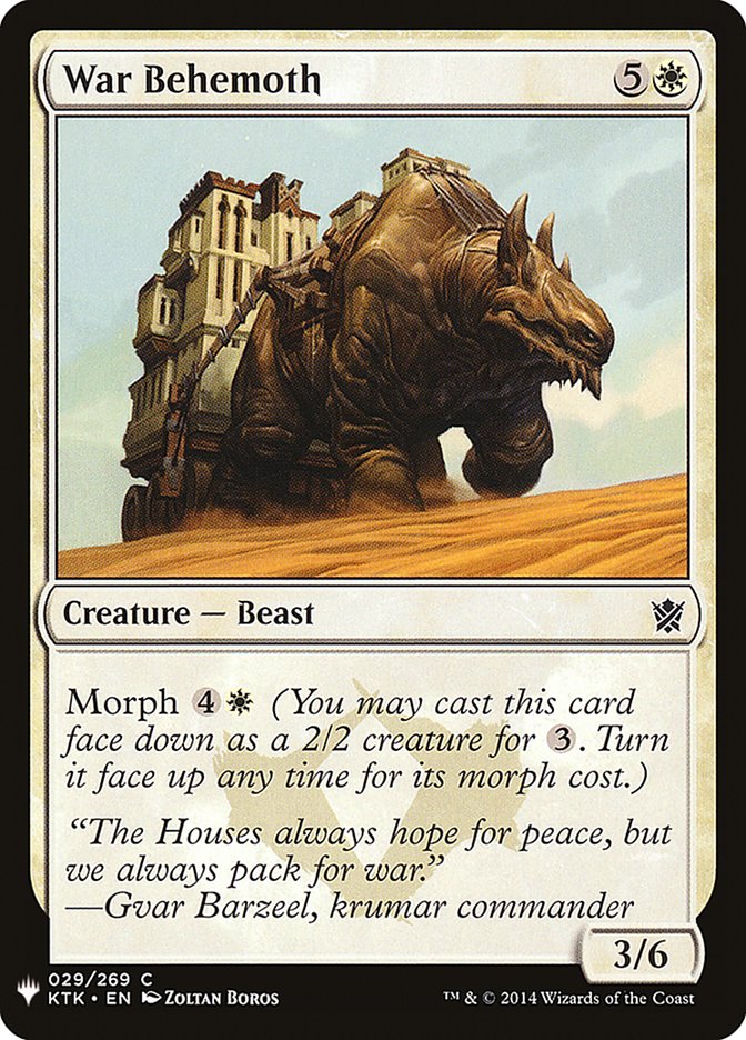 War Behemoth [Mystery Booster] | Arkham Games and Comics