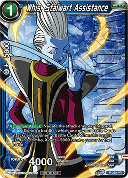 Whis, Stalwart Assistance (Unison Warrior Series Boost Tournament Pack Vol. 7 - Winner) (P-368) [Tournament Promotion Cards] | Arkham Games and Comics