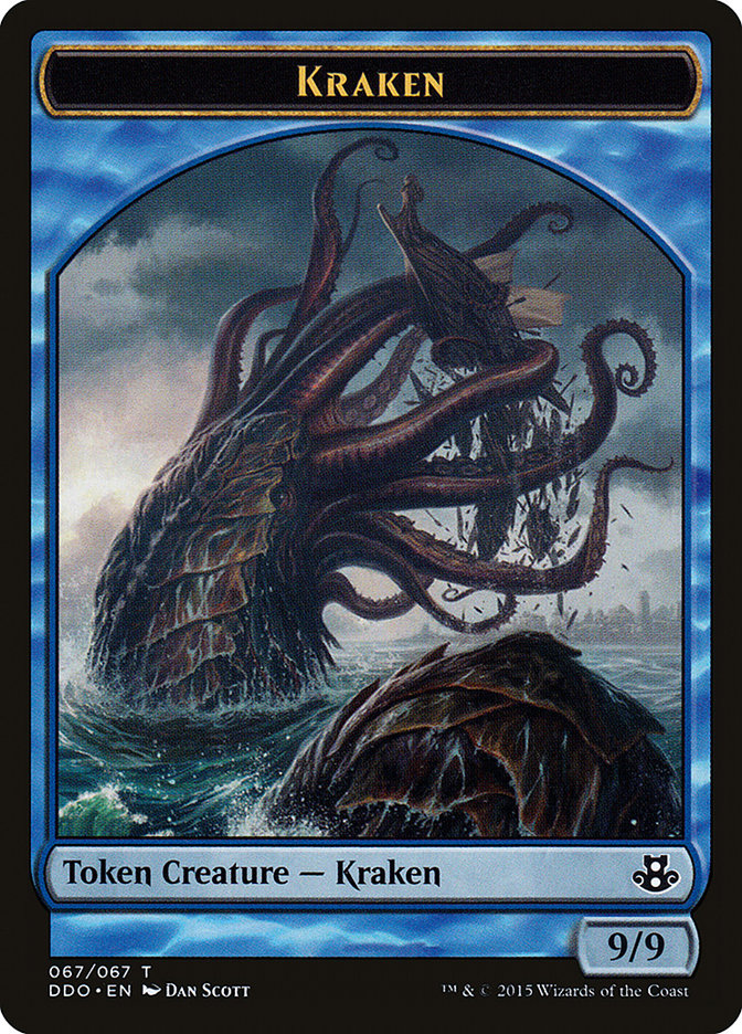 Kraken Token [Duel Decks: Elspeth vs. Kiora] | Arkham Games and Comics