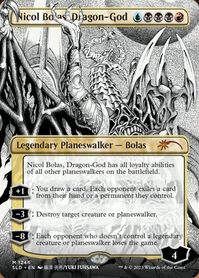 Nicol Bolas, Dragon-God (Borderless) [Secret Lair Drop Series] | Arkham Games and Comics