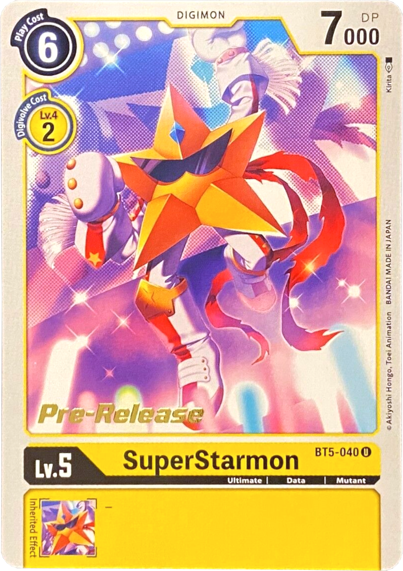 SuperStarmon [BT5-040] [Battle of Omni Pre-Release Promos] | Arkham Games and Comics