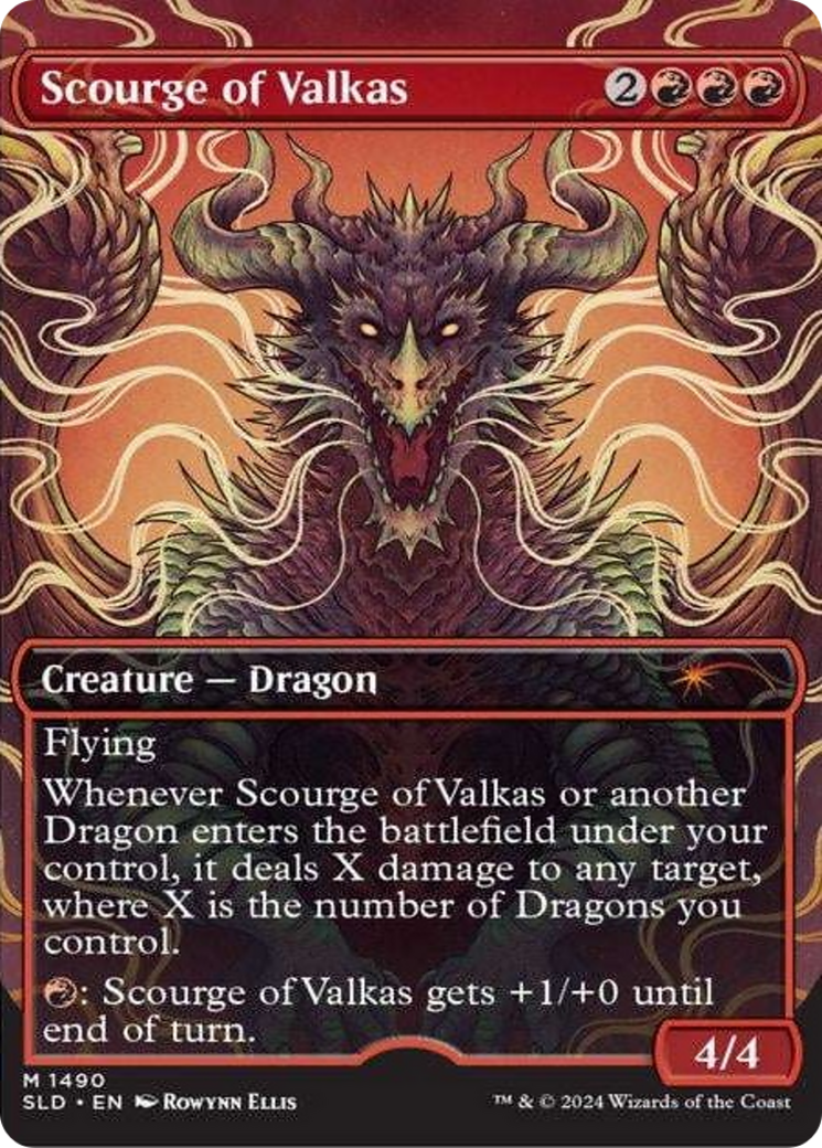 Scourge of Valkas (Rainbow Foil) [Secret Lair Drop Series] | Arkham Games and Comics