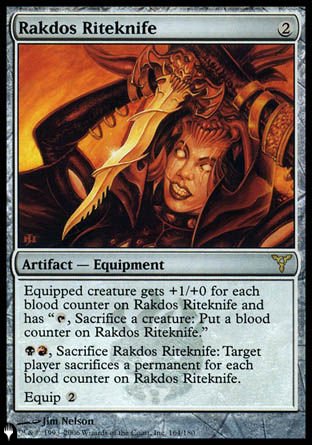 Rakdos Riteknife [The List] | Arkham Games and Comics