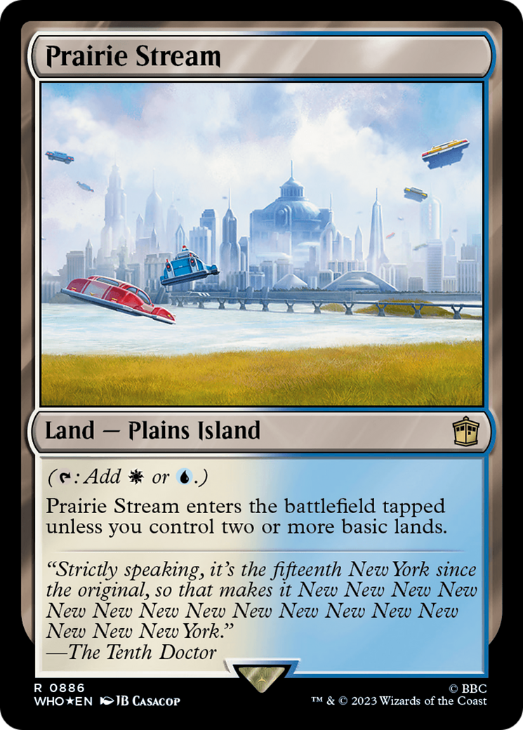 Prairie Stream (Surge Foil) [Doctor Who] | Arkham Games and Comics