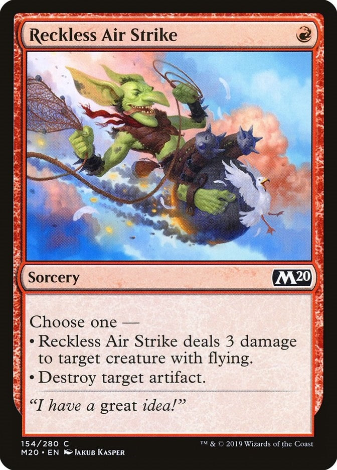 Reckless Air Strike (154) [M20] | Arkham Games and Comics