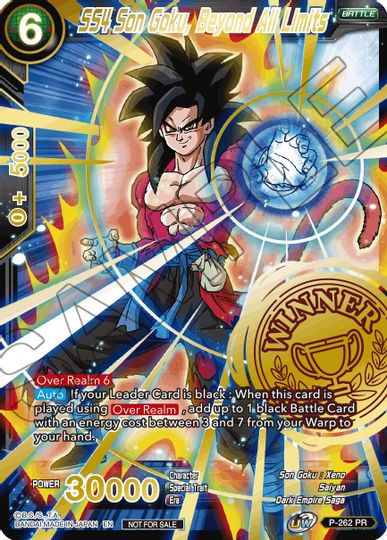 SS4 Son Goku, Beyond All Limits (Alternate Art Set 2021 Vol. 3) (P-262) [Tournament Promotion Cards] | Arkham Games and Comics