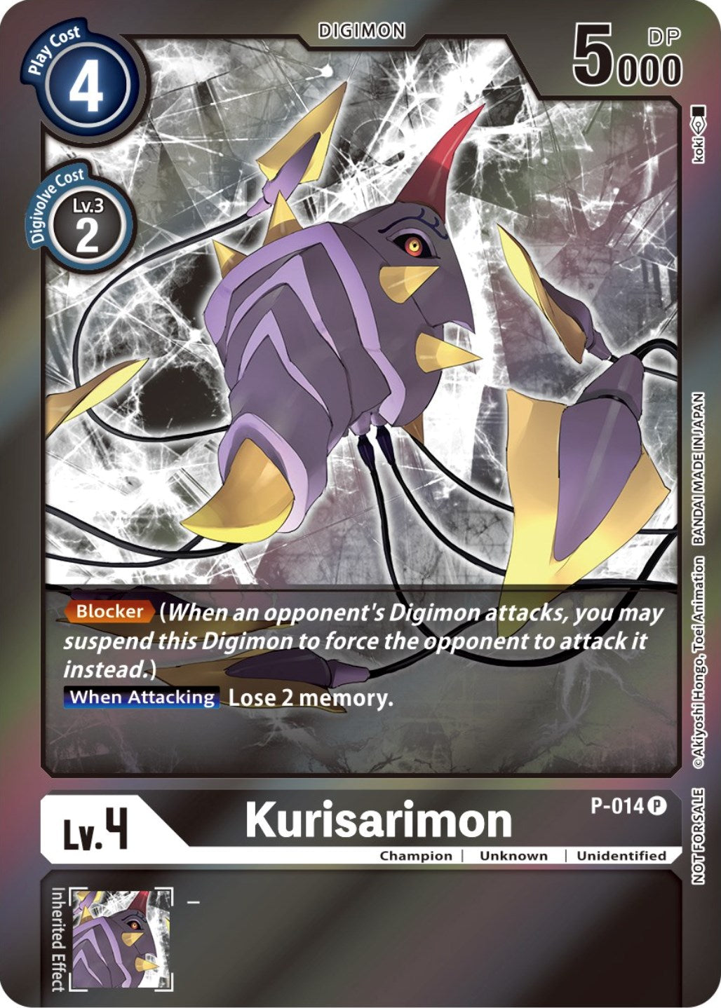 Kurisarimon [P-014] (Event Pack 3) [Promotional Cards] | Arkham Games and Comics
