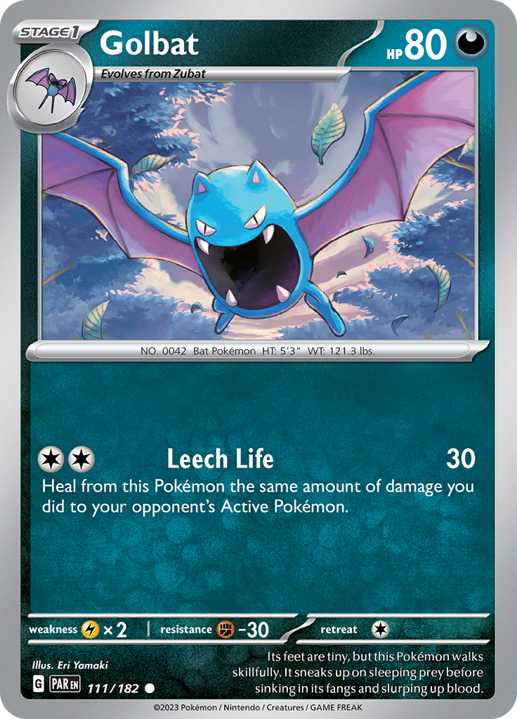 Golbat (111/182) [Scarlet & Violet: Paradox Rift] | Arkham Games and Comics