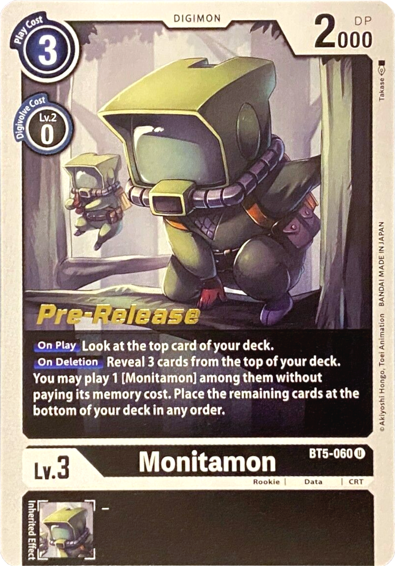 Monitamon [BT5-060] [Battle of Omni Pre-Release Promos] | Arkham Games and Comics