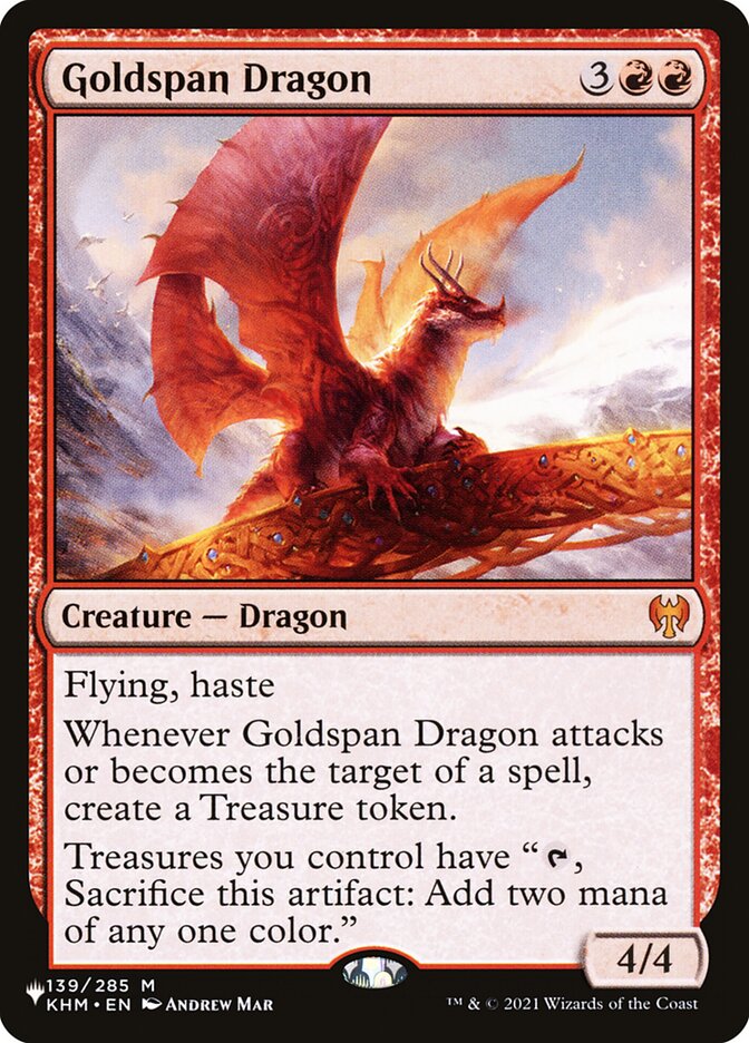 Goldspan Dragon [The List] | Arkham Games and Comics