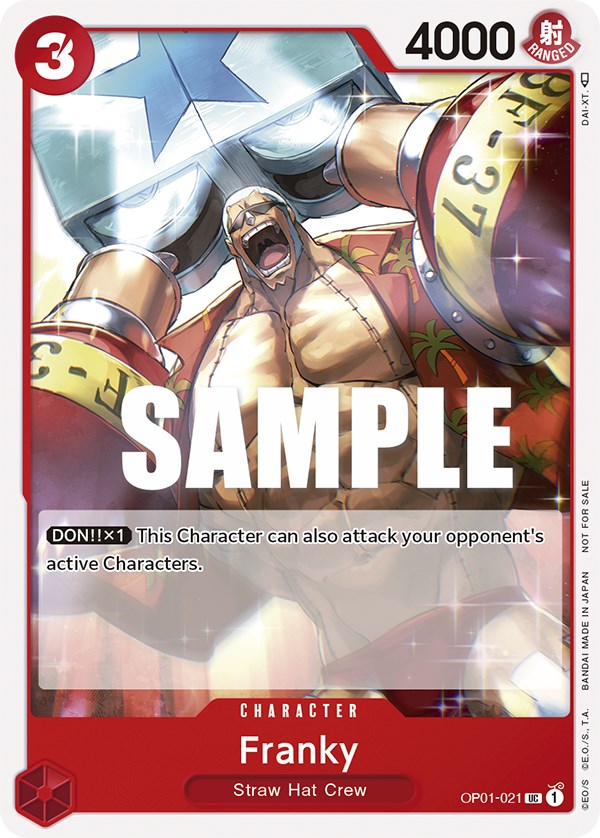 Franky (Tournament Pack Vol. 2) [One Piece Promotion Cards] | Arkham Games and Comics