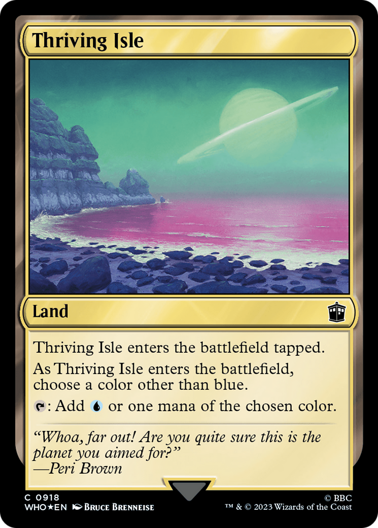 Thriving Isle (Surge Foil) [Doctor Who] | Arkham Games and Comics