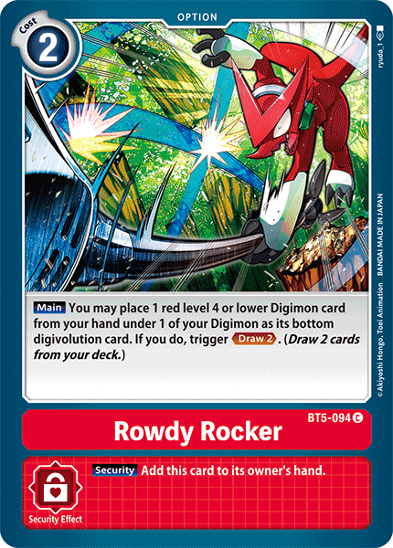 Rowdy Rocker [BT5-094] [Battle of Omni] | Arkham Games and Comics