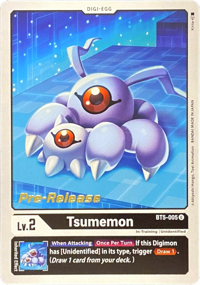 Tsumemon [BT5-005] [Battle of Omni Pre-Release Promos] | Arkham Games and Comics