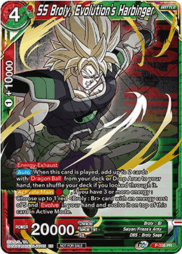 SS Broly, Evolution's Harbinger (P-336) [Tournament Promotion Cards] | Arkham Games and Comics