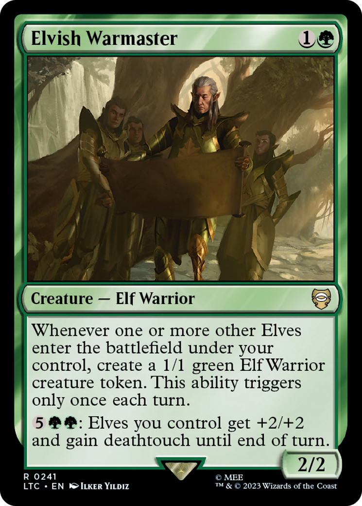 Elvish Warmaster [The Lord of the Rings: Tales of Middle-Earth Commander] | Arkham Games and Comics