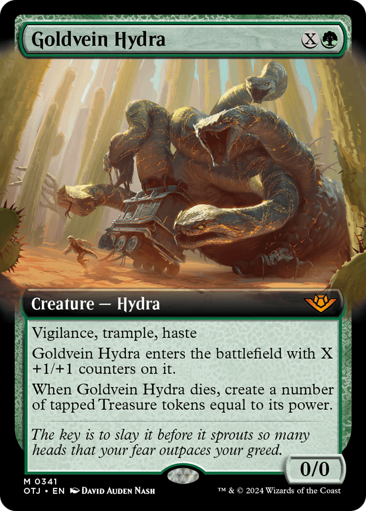 Goldvein Hydra (Extended Art) [Outlaws of Thunder Junction] | Arkham Games and Comics