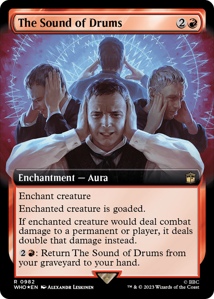 The Sound of Drums (Extended Art) (Surge Foil) [Doctor Who] | Arkham Games and Comics