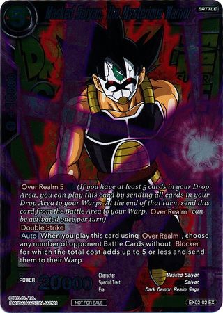 Masked Saiyan, the Mysterious Warrior (Metallic Foil) (Event Pack 2018) (EX02-02) [Promotion Cards] | Arkham Games and Comics