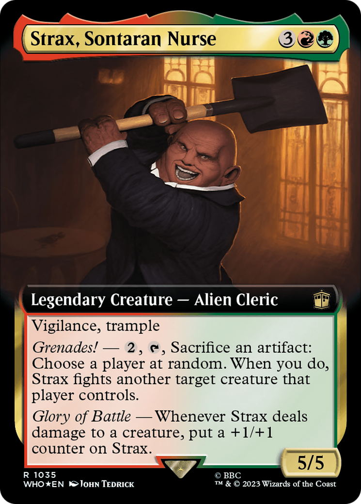Strax, Sontaran Nurse (Extended Art) (Surge Foil) [Doctor Who] | Arkham Games and Comics