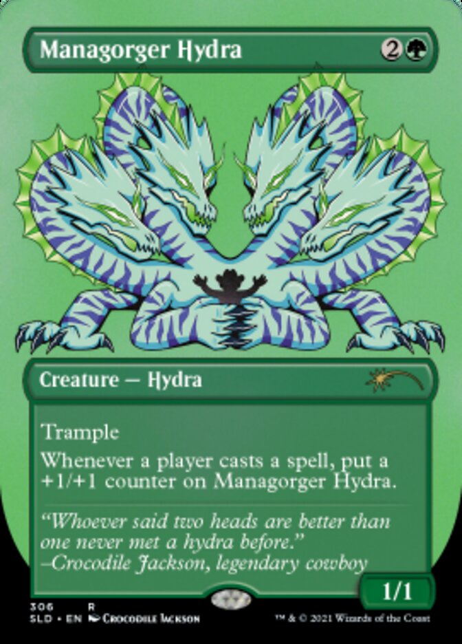 Managorger Hydra (Borderless) (Foil Etched) [Secret Lair Drop Series] | Arkham Games and Comics