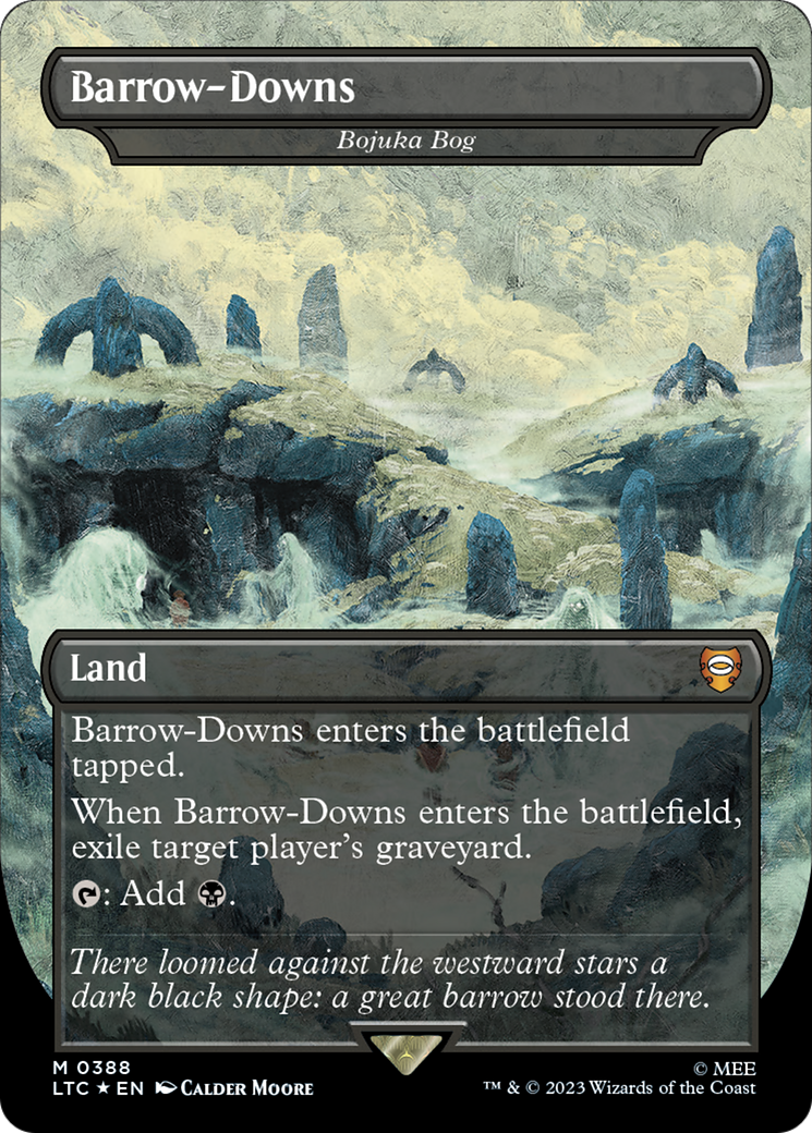 Barrow-Downs - Bojuka Bog (Surge Foil Realms and Relics) [The Lord of the Rings: Tales of Middle-Earth Commander] | Arkham Games and Comics