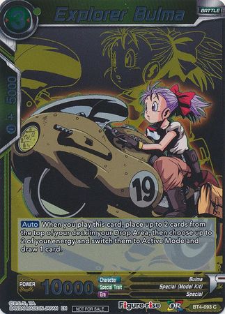 Explorer Bulma (Event Pack 3 - 2019) (BT4-093_PR) [Promotion Cards] | Arkham Games and Comics