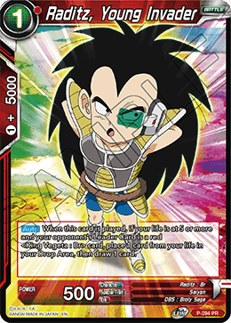 Raditz, Young Invader (P-294) [Tournament Promotion Cards] | Arkham Games and Comics