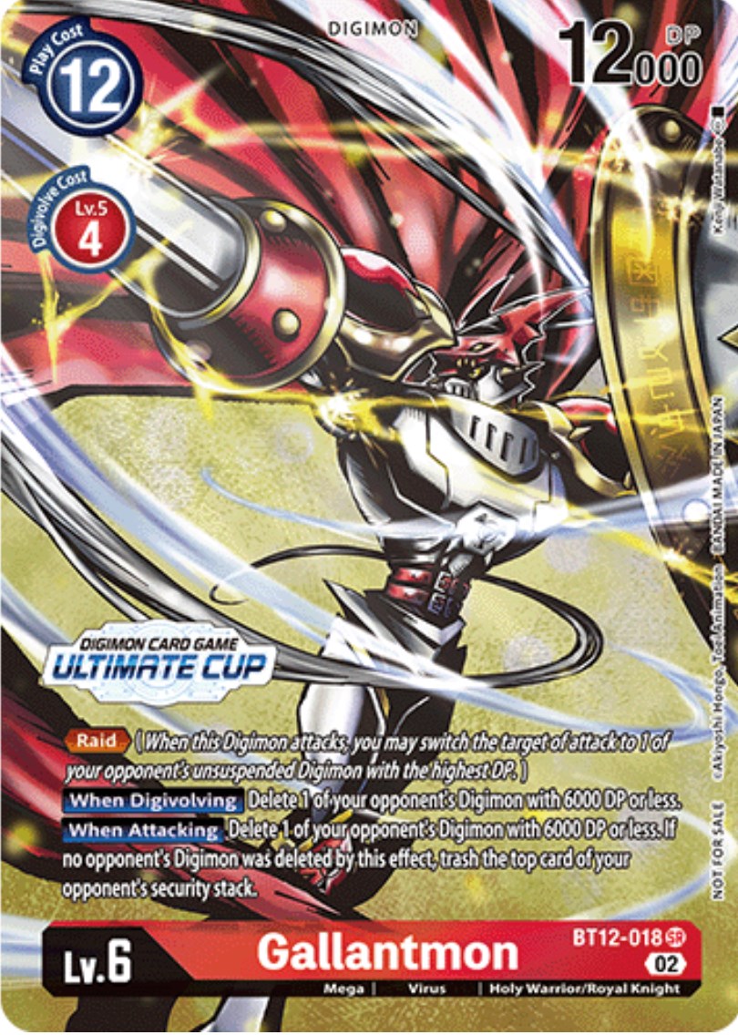 Gallantmon [BT12-018] (Ultimate Cup) [Across Time Promos] | Arkham Games and Comics