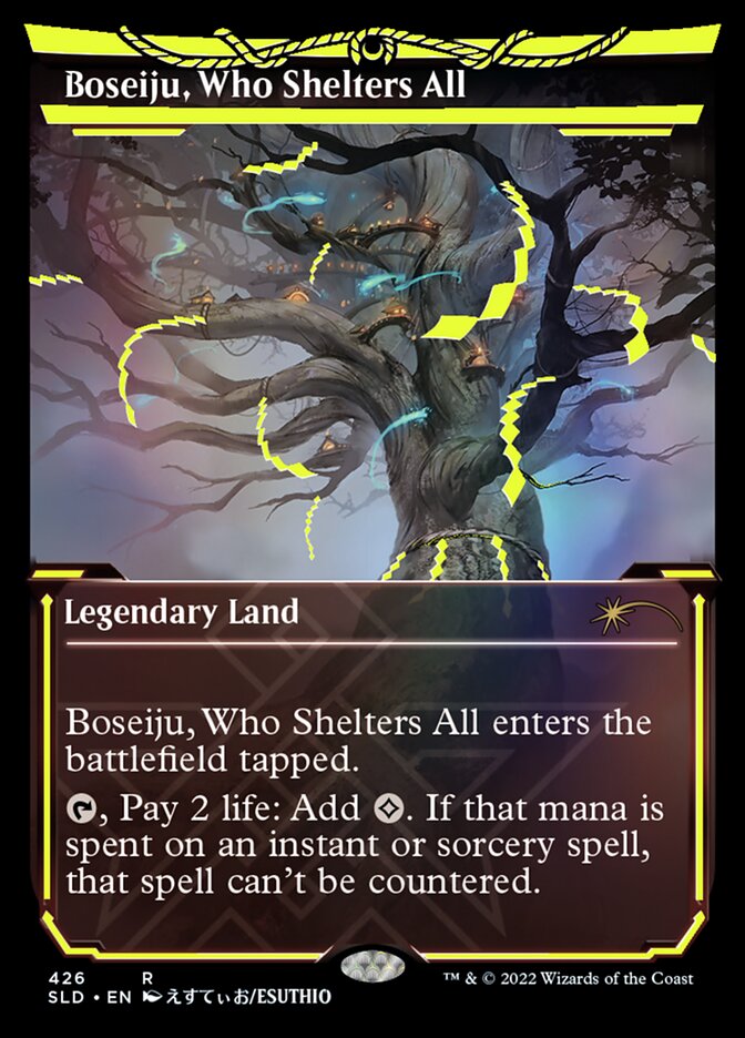 Boseiju, Who Shelters All (Neon Ink Yellow) [Secret Lair Drop Series] | Arkham Games and Comics